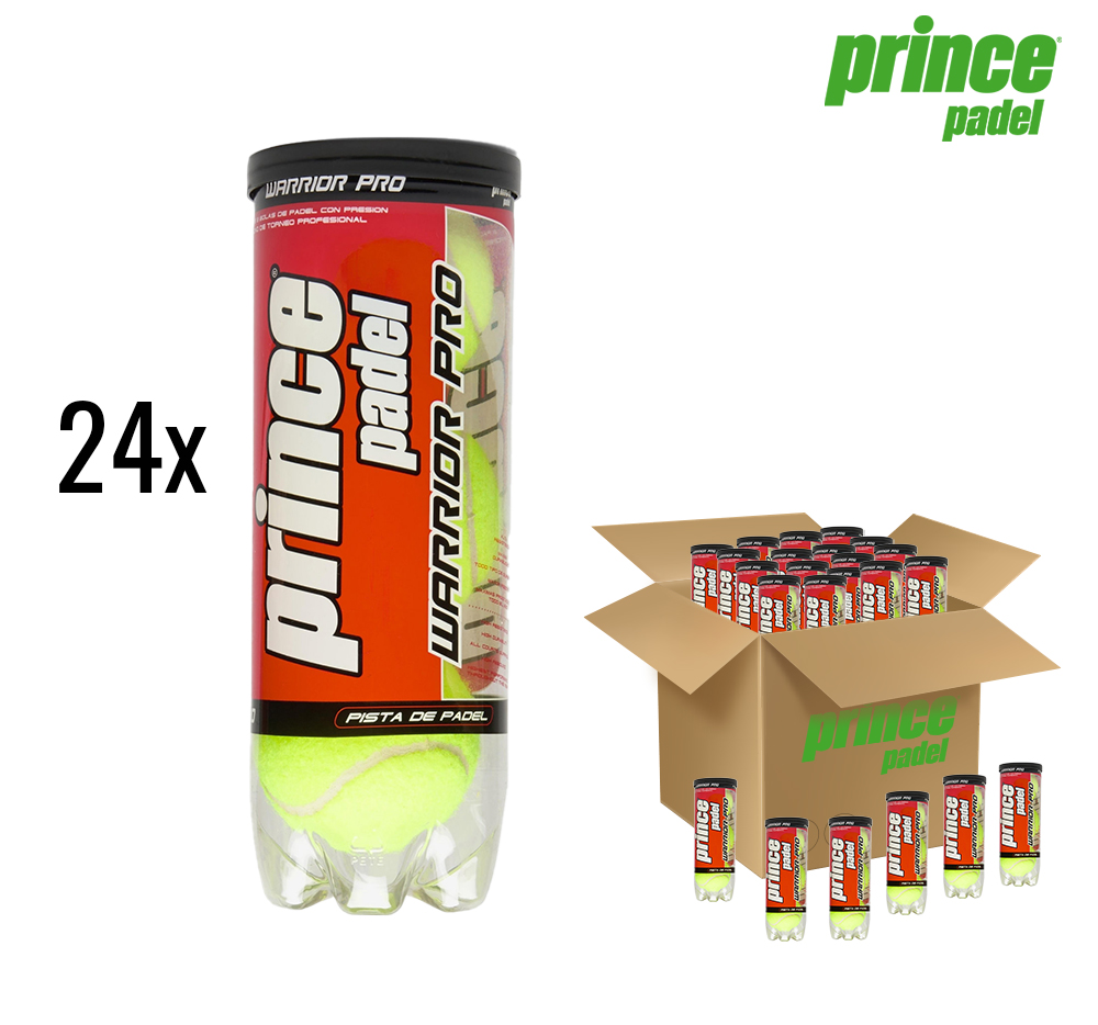24x Prince Padel Warrior Pro | Padel Bollar
