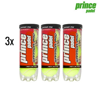 3x Prince Padel Warrior Pro | Padel Bollar