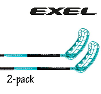 EXEL University Uniflex turquoise 2-pack