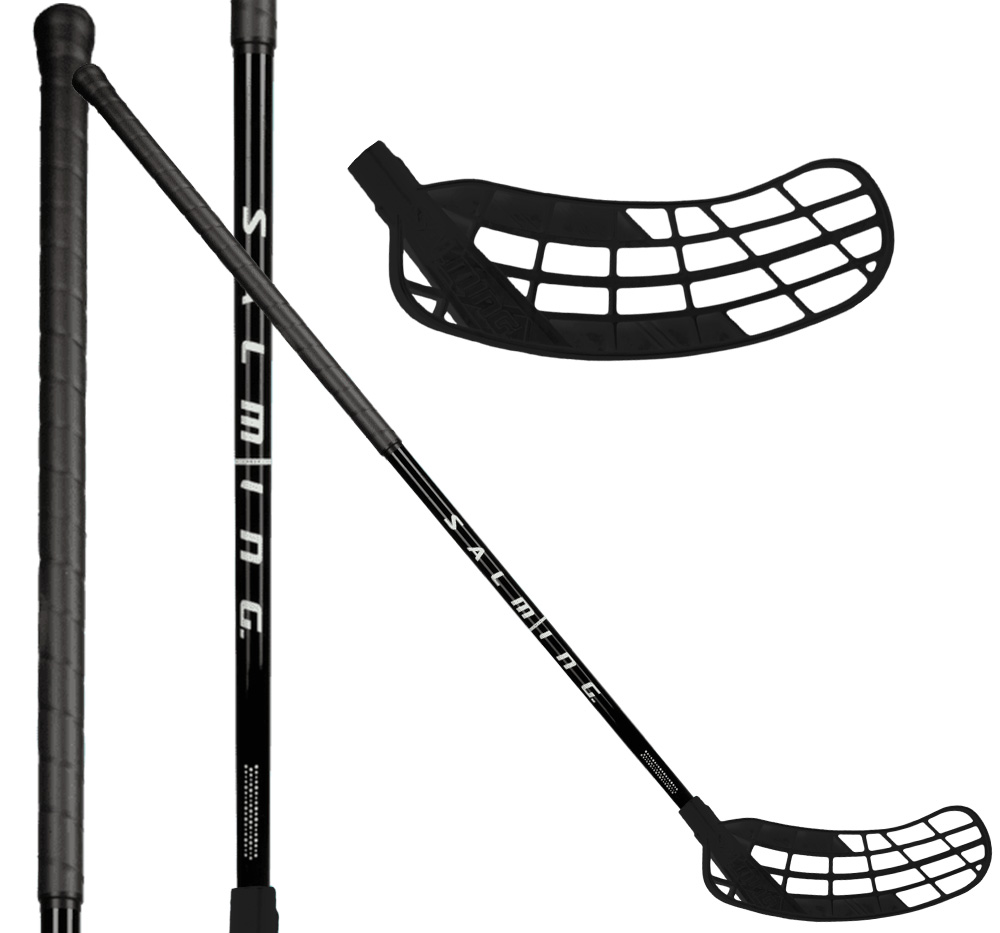 SALMING Rush Raven 30 black/white 2-pack - 2
