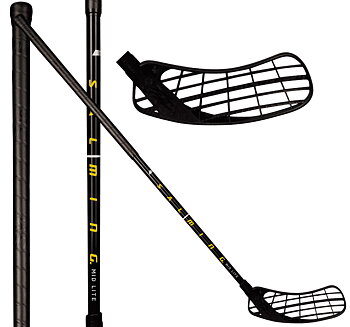 SALMING Mid Lite 32 JR black/yellow