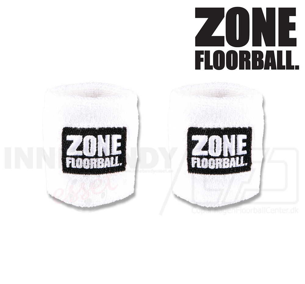 Zone Wristband Retro 2-pack white