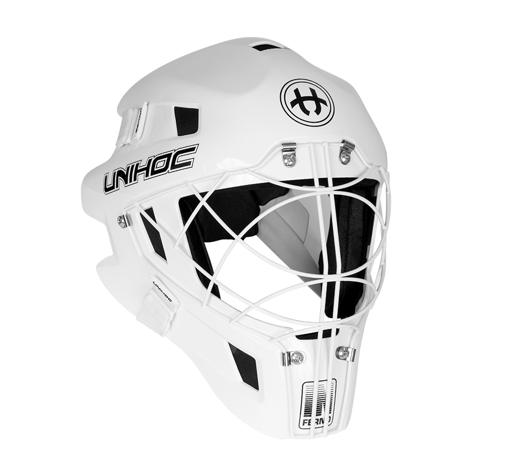 Unihoc Goalie Mask Inferno 66 white