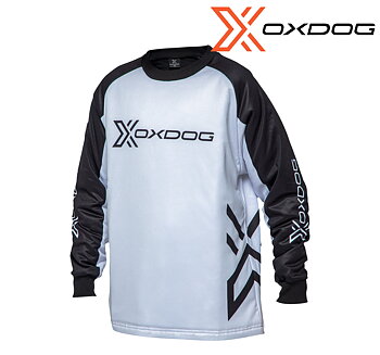 Oxdog X-Guard Goalie Shirt JR - white/black PADDED