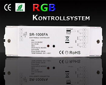 SR-1006FA RGB Mottagare 3x5A