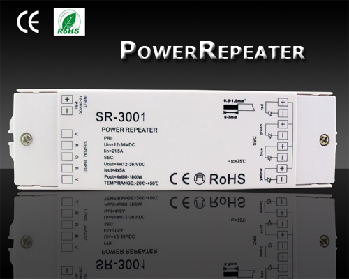 SR-3001 Power Repeater 4-kanaler