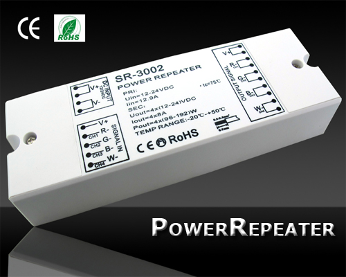 SR-3002 Power Repeater 4-kanaler