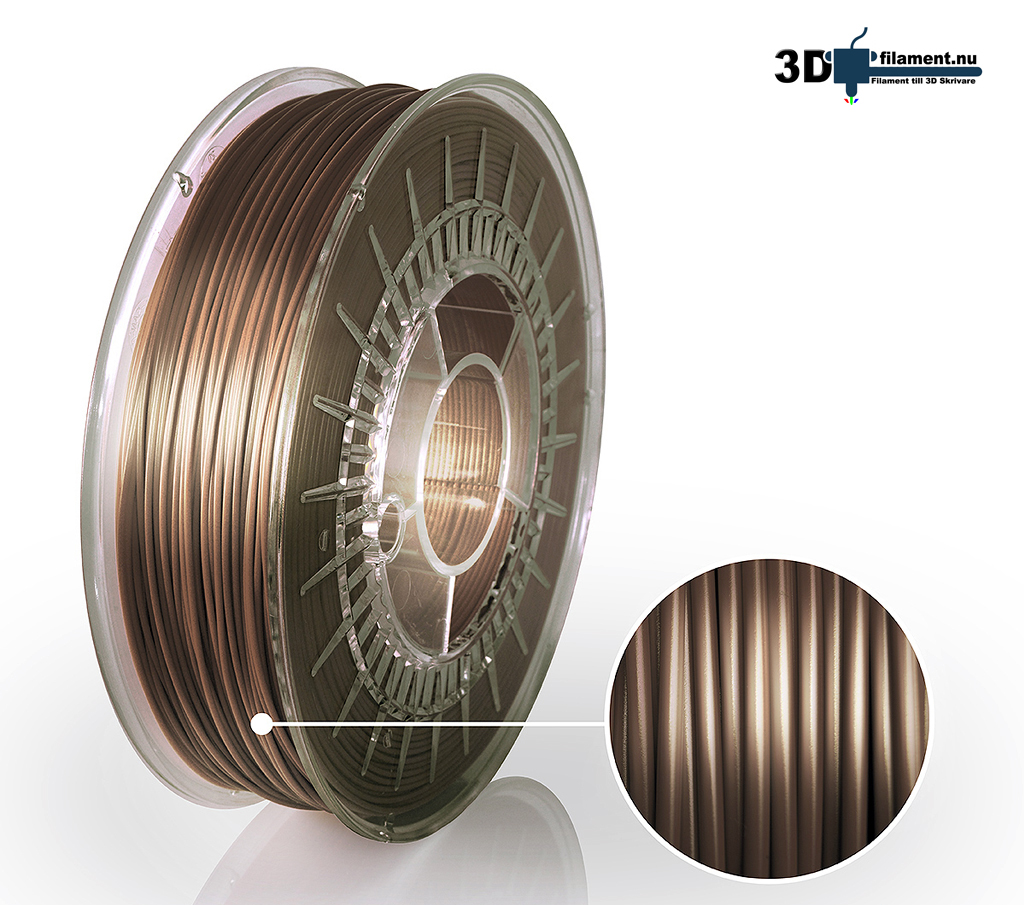 3D Filament PETG Standard Pearl Guld