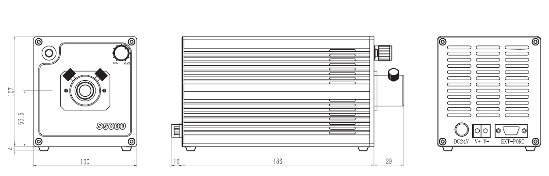 Professionell Fiberoptisk Ledprojektor 65W - 3