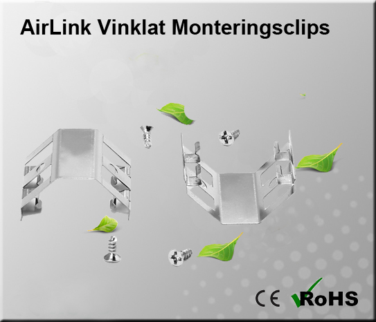 AirLink Fast Vinklat Monteringsclips