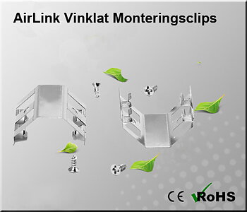 AirLink Fast Vinklat Monteringsclips