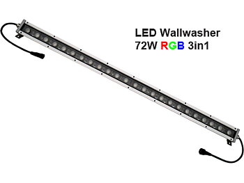 Led Wallwasher 24VDC 72w 3in1 RGB