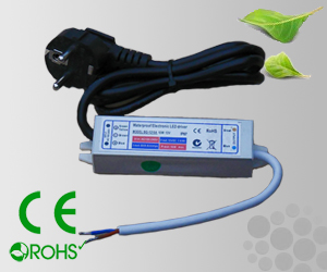 Leddriver/Nätdel 230VAC/12VDC 10W IP67