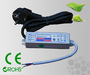 Leddriver/Nätdel 230VAC/12VDC 10W IP67