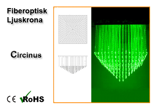 Fiberoptisk Ljuskrona Circinus