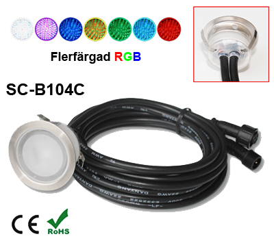 Deck/Floorlight Lampa 0,4W RGB - 2