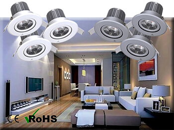 Dimbara COB Downlights 7W i Paket
