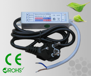 Leddriver/Nätdel 230VAC/12VDC 15W IP67
