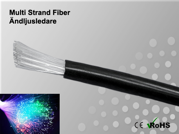 Fibertråd Ändljus Multistrand 100x0,75
