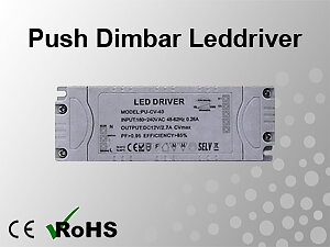 Push Dimbar Leddriver/Nätdel 230VAC/12VDC 40W