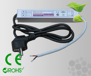 Leddriver/Nätdel 230VAC/12VDC 20W IP67