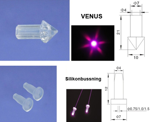 Fiberoptisk Lins Venus 10st - 2