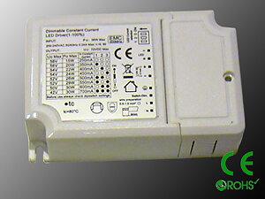 Dimbar Leddriver/Nätdel Push 250-700mA