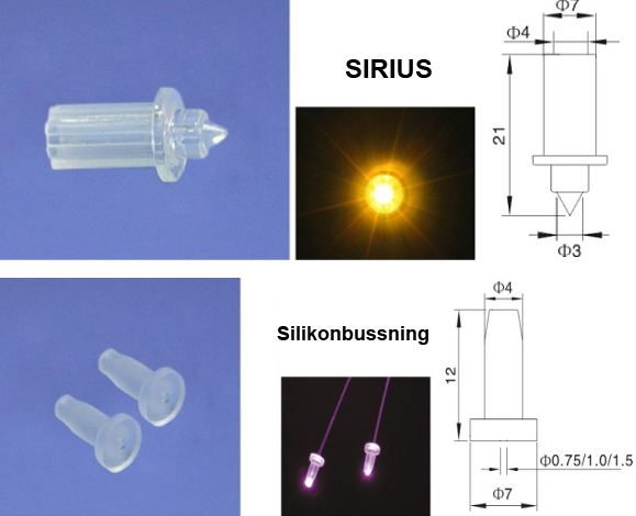 Fiberoptisk Lins Sirius 10st - 2