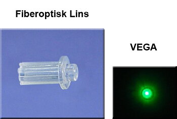 Fiberoptisk Lins Vega 10st
