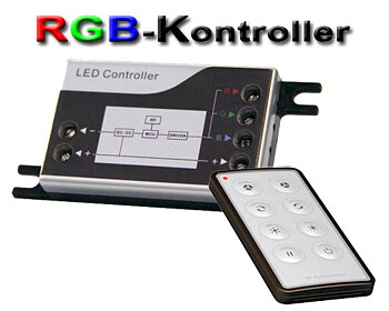 LED/RGB-kontroller med fjärrkontroll