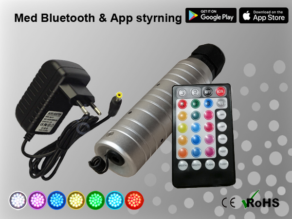 Fiberoptisk Ledprojektor 6W Flerfärgad RGB APP