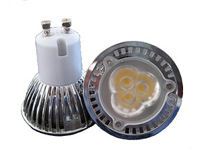 LED Spotlight 3x1W GU10 Varmvit