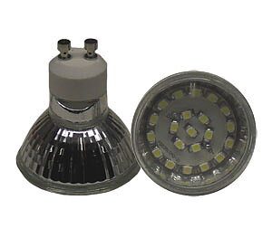 LED Spotlight SMD3528 GU10 Varmvit
