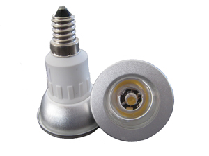 LED Spotlight 1x1W E14 JDR Varmvit
