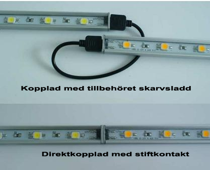 Ledlist i aluminium SMD5630 0,5m - 2