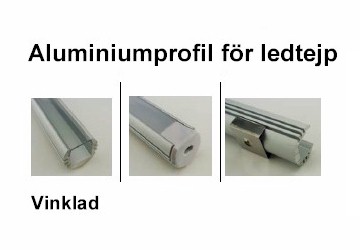 Aluminiumprofil för ledtejp Rund - 3