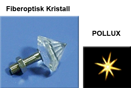 Fiberoptisk Kristall Pollux