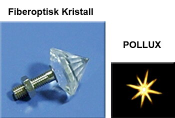 Fiberoptisk Kristall Pollux