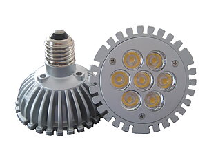 LED Spotlight PAR30 7x1W E27 Varmvit