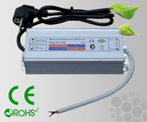 Leddriver/Nätdel 230VAC/12VDC 100W IP67