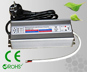 Leddriver/Nätdel 230VAC/12VDC 80W IP67