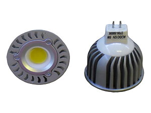 LED Spotlight COB 5W  GU5,3 Varmvit
