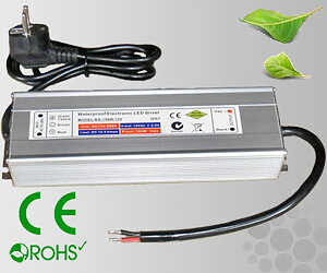 Leddriver/Nätdel 230VAC/12VDC 150W IP67