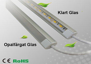 Ledlist i aluminium SMD5630 Rund 1.0m