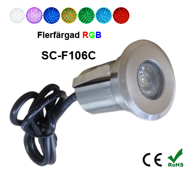 Inground Lampa 2W RGB