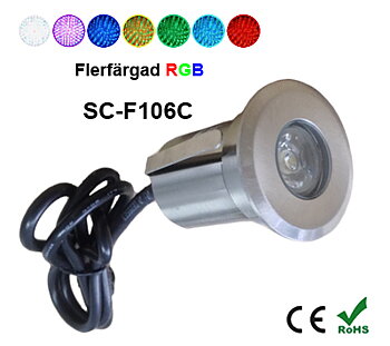 Inground Lampa 2W RGB