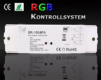 SR-1004FA RGB Mottagare 3x5A
