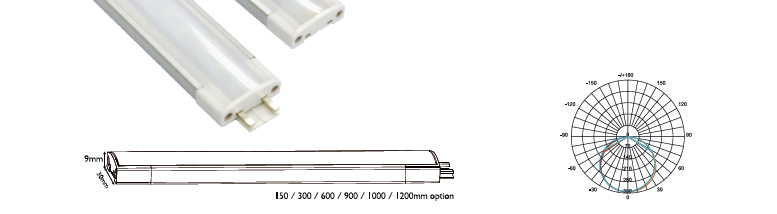 Ledlist AirLink 3W 15cm - 3