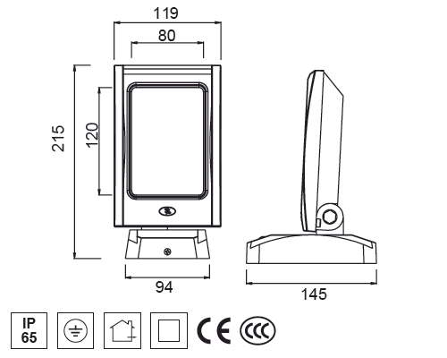 Led Vägglampa 12x1W Frostat Glas - 4