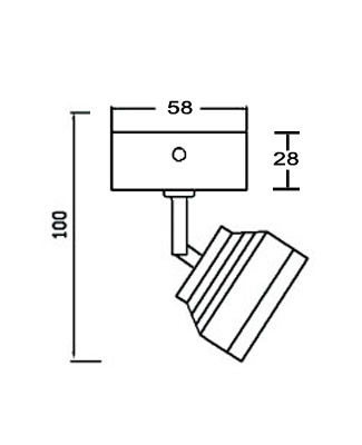 LED Spotlightarmatur 3x2W - 4